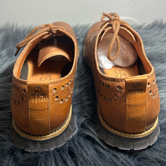 Cole Haan ZeroGrand Wingtip Oxford Dress Shoes British Size 9.5M - Picture 6 of 9